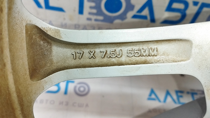 Маркировка на диске R17, 7.5J, подходит для Ford Fusion.