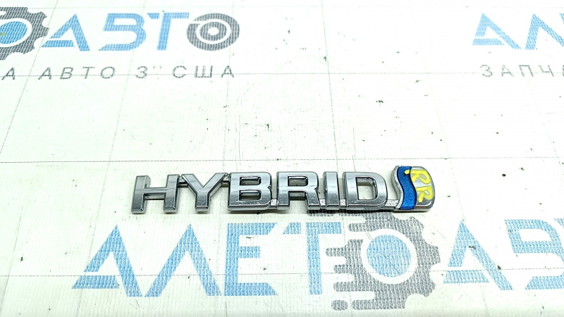 Эмблема надпись "HYBRID" двери багажника Toyota Venza 21-23