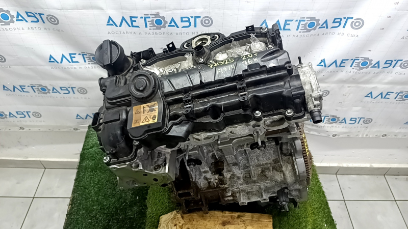 Двигатель BMW 5 F10 12-16 N20B20A 76к 6-6-6-6 без охладителя, помпы и корпуса масляного фильтра, ржавый маховик