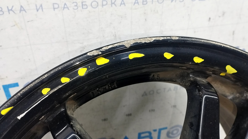 Диск колесный R15 x 6J ET45 5*100 Toyota Prius 30 13-15 рест, легкая бордюрка