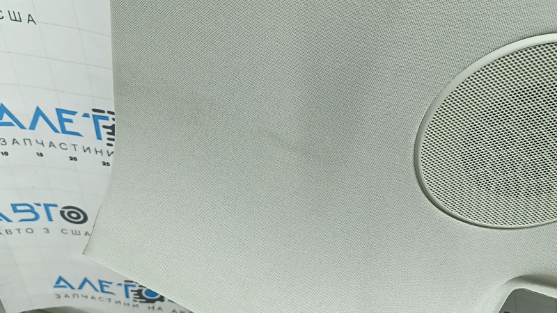 Обшивка потолка Volvo XC60 18-21 под панораму, серая, под чистку, повреждение проводки водой