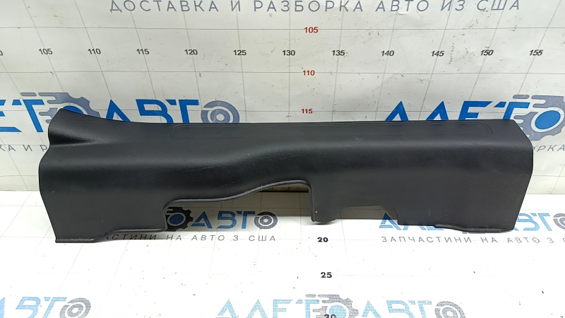 Накладка порога передняя левая Mitsubishi Outlander 14-20 черная, царапины