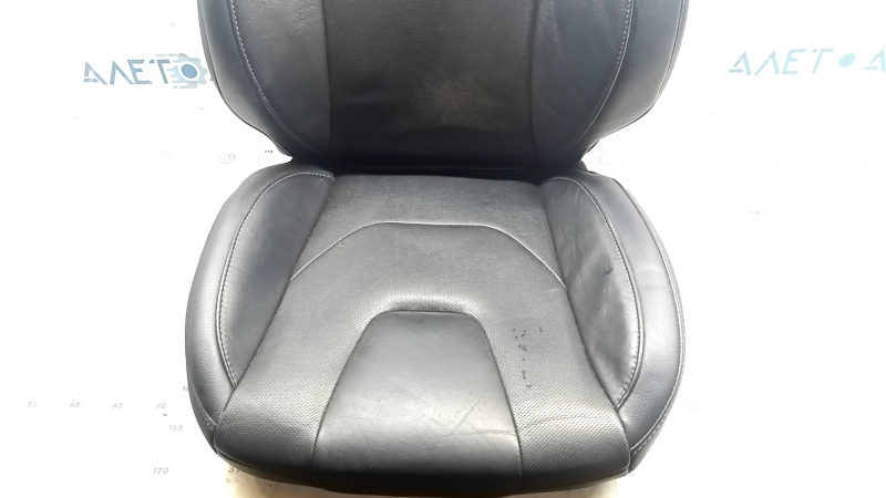 Обшивка водительского сиденья Ford Fusion mk5 17-20 titanium, кожа черная