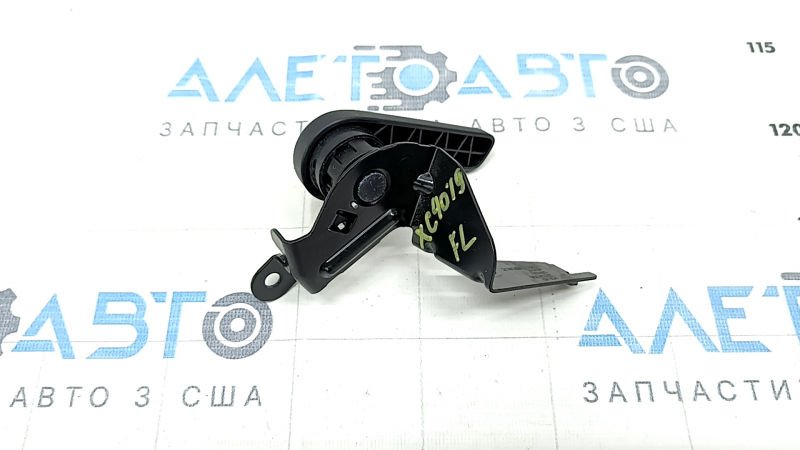 Ручка открытия замка капота салонная Volvo XC40 19-26 черная, с кронштейном