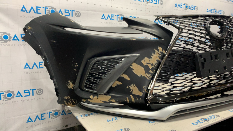 Бампер передний в сборе Lexus NX300 18-19 F-sport