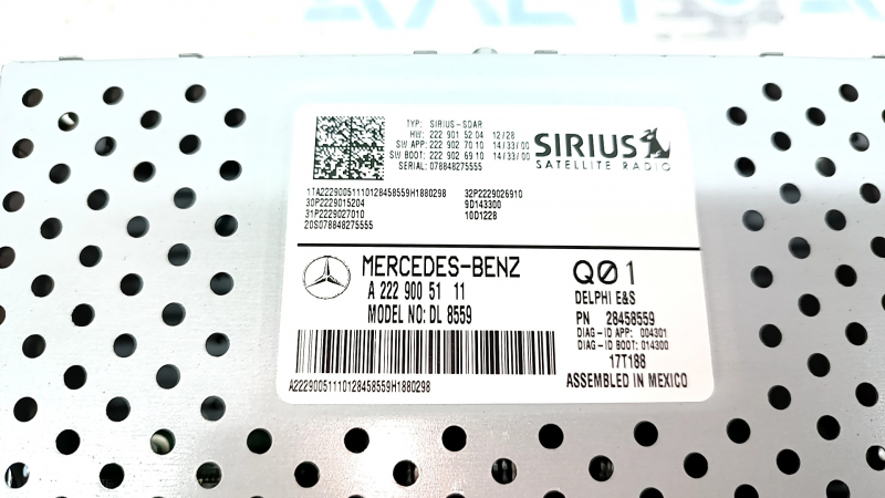 Radio Satellite Receiver Mercedes C-class W205 15-18