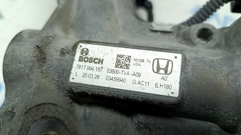 Рейка рулевая Honda Accord 18-20 hybrid контакт с водой, без тяг, ржавый вал