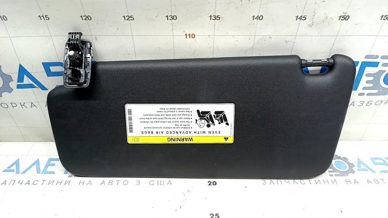Козырек правый Mercedes C-class W205 15-21 черный, без крючка