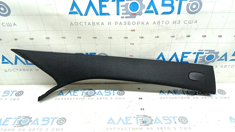 Накладка передней стойки правая верхняя Mercedes C-class W205 15-21 черная