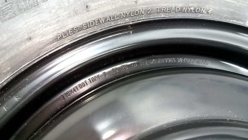 Запасное колесо докатка Mazda CX-5 17-25 R16 145/90 9965304060