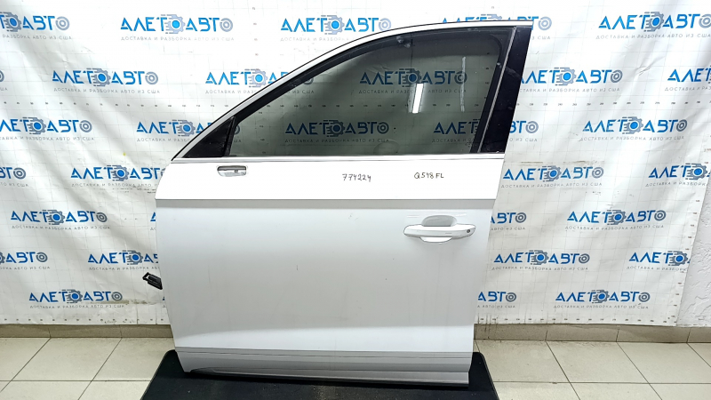 Дверь в сборе передняя левая Audi Q5 80A 18-24 keyless, белый LS9R