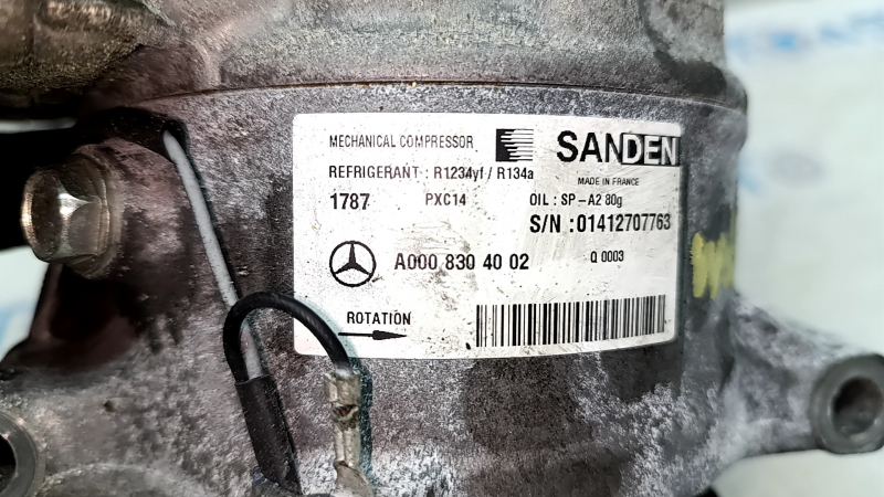 Компрессор кондиционера Mercedes C-class W205 15-18 Sanden