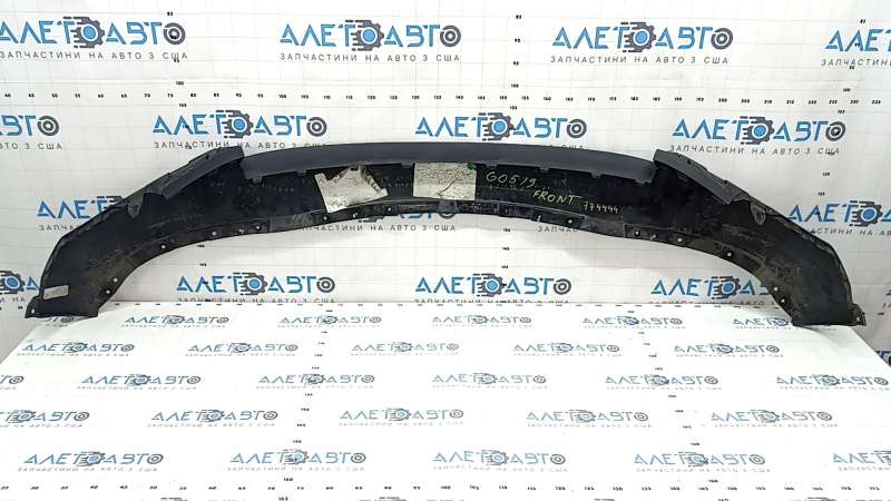 Губа переднего бампера BMW X5 G05 19-23 структура, песок