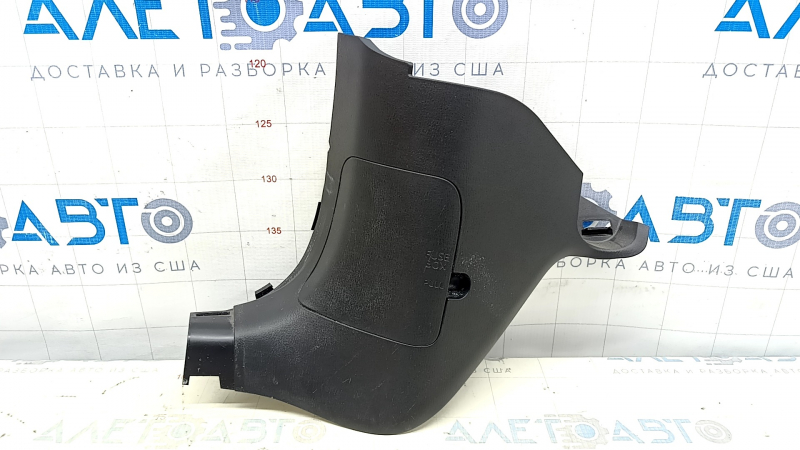Накладка передней стойки нижняя левая Mazda CX-5 17-25 черная, с накладкой,царапины