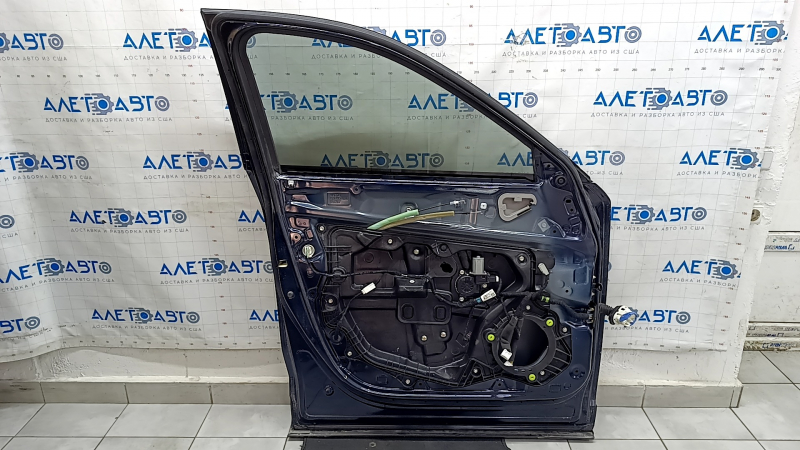 Дверь в сборе передняя левая Mazda CX-5 17-24 синий 42M, keyless, тычка
