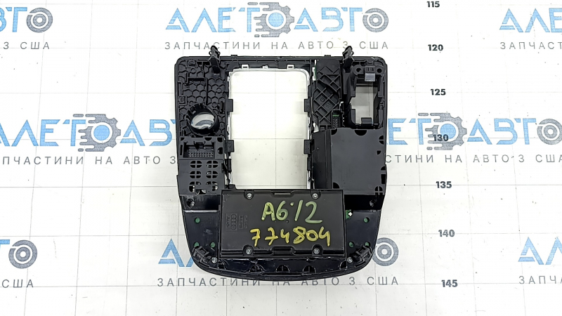 Панель управления MMI Audi A6 C7 12-16 под типроник, тычки на хроме, царапины