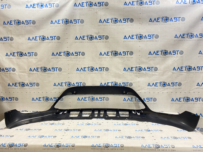 Губа переднего бампера BMW X1 F48 16-19 структура под парктроники