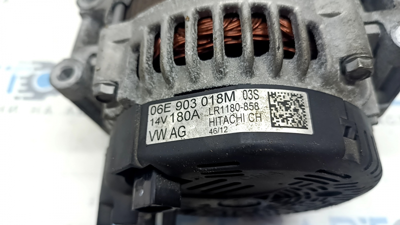 Генератор Audi A6 C7 12-15 3.0T 180 Amp, Hitachi