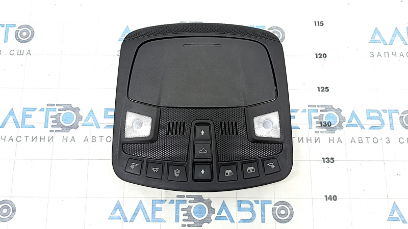 Плафон освещения передний Ford Edge 19-24 черный под панораму