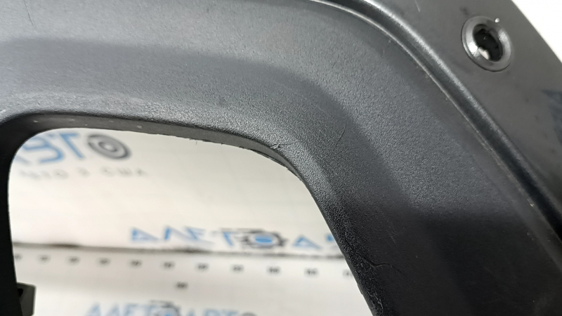 Губа заднего бампера Ford Edge 19-24 под парктроники, ST, ST-Line, под фаркоп, графит, надрывы, сломаны крепления, примята, царапины