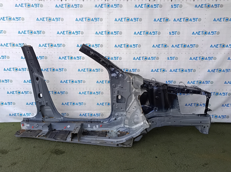 Четверть передняя левая Mazda CX-5 17-24 отпилена, синяя, с центральной стойкой,