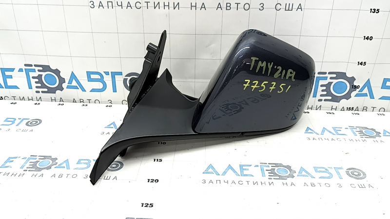 Зеркало боковое левое в сборе Tesla Model Y 20-25 13 пинов, графит, автозатемнение, без накладки