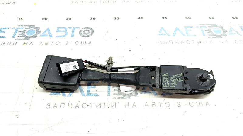 Защелка пассажирского ремня безопасности Ford Escape MK4 20-26 черная, с проводом