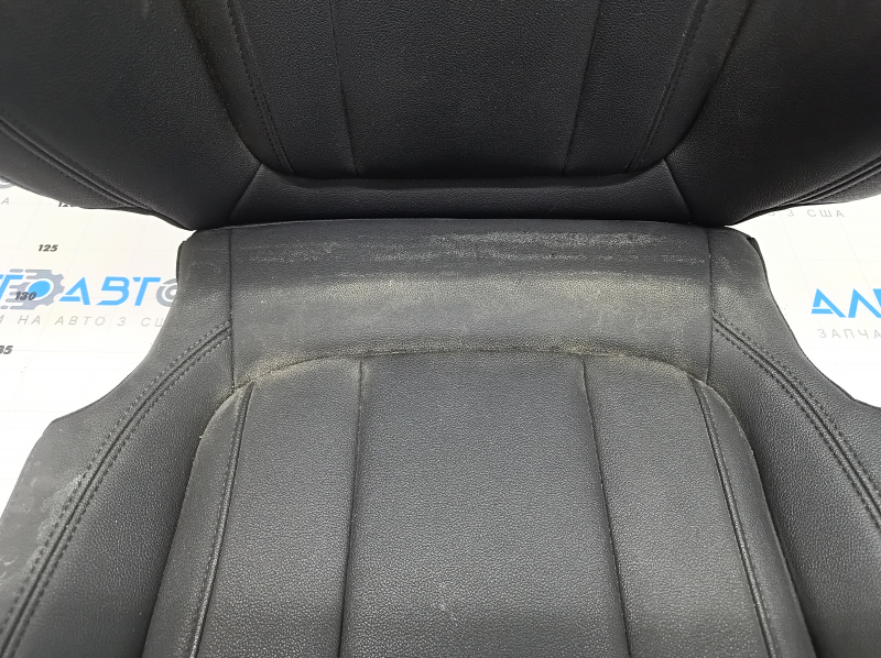 Обшивка водительского сиденья BMW 3 G20 19-22 кожа Sensatec черная с подогревом, под химчистку, контакт с водой