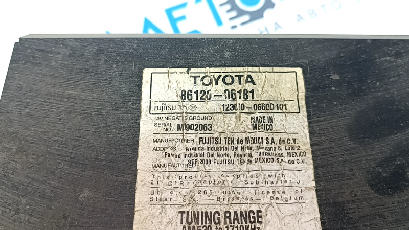 Головное устройство Toyota Camry v40 07-09 царапины, отсутствует регулировка, надломан корпус