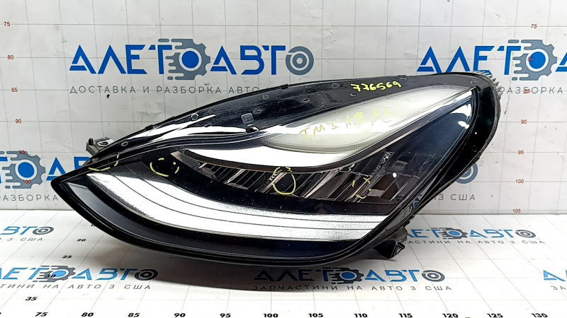 Фара передняя левая Tesla Model 3 18-20 LED с креплением