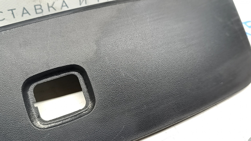 Накладка проема переднего багажника Tesla Model 3 18-23 черная, царапины