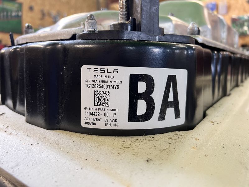 Аккумуляторная батарея ВВБ в сборе Tesla Model 3 18-20 75 kWh AWD 35к, в сборе с блоками Li-ion 350V
