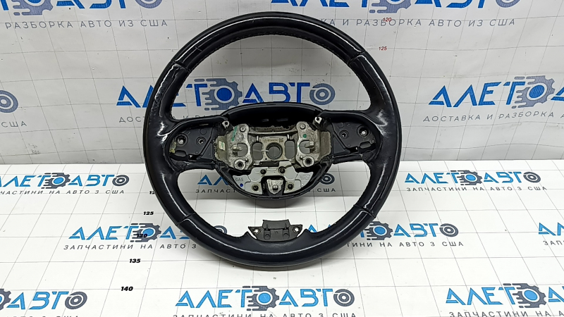 Руль голый Jeep Grand Cherokee WK2 14-22 кожа черная, царапины, тычки