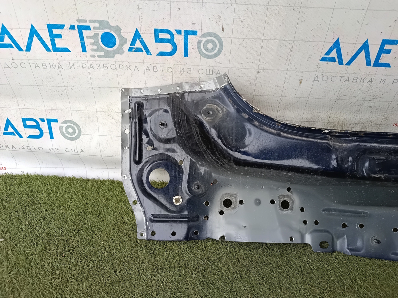 Задняя панель Mazda CX-5 17-24 в сборе 2 части под BSM, отпилена, синяя