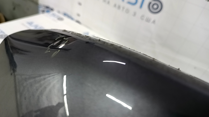 Крышка багажника Lexus ES300h ES350 13-18 под спойлер, графит 1H9, царапины, тычка