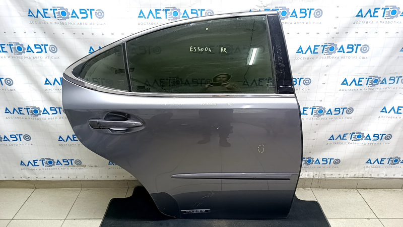 Дверь в сборе задняя правая Lexus ES300h ES350 13-18 hybrid, keyless, графит 1H9, тычка