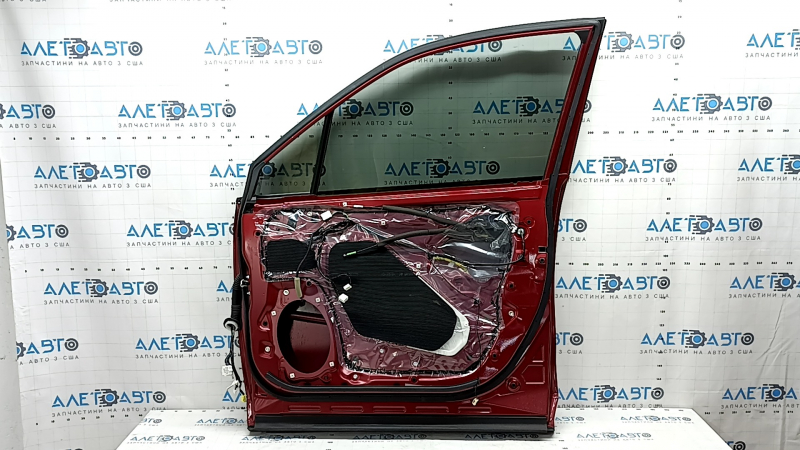 Дверь в сборе передняя правая Subaru Forester 14-18 SJ красный H2Q, тычки, вмятина