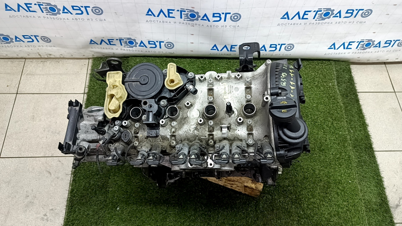 Двигатель Audi Q5 80A 18-20 2.0t DJYA 76к 11-11-11-11 сломаны шпильки