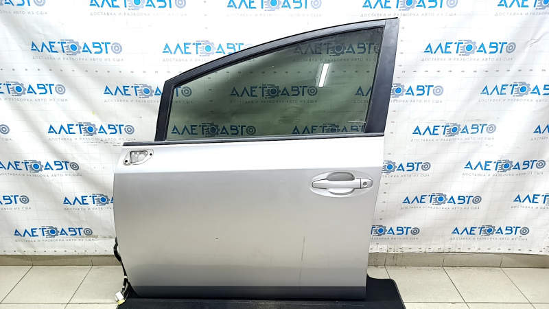 Дверь в сборе передняя левая Toyota Prius V 12-14 keyless, серебро 1F7