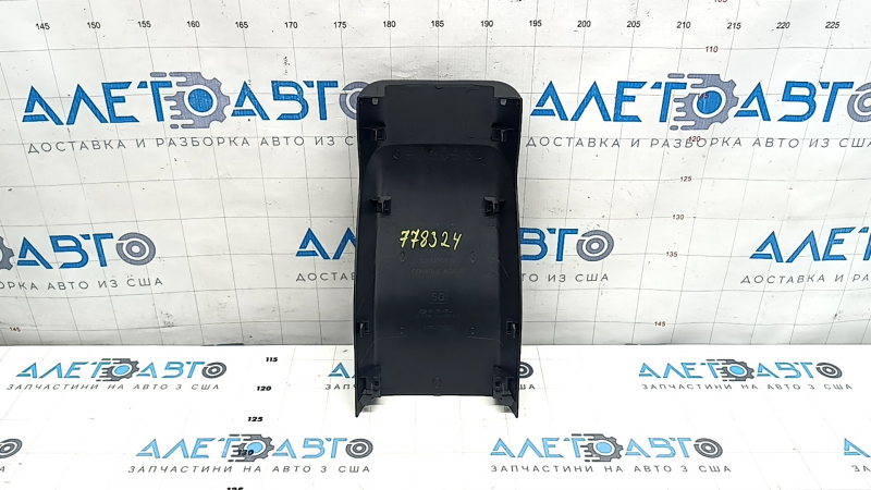 Накладка центральной консоли задняя Subaru Forester 14-18 SJ черная, царапины