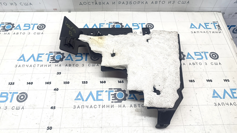 Накладка передней панели нижняя пространства ног водителя Nissan Leaf 13-17 черная