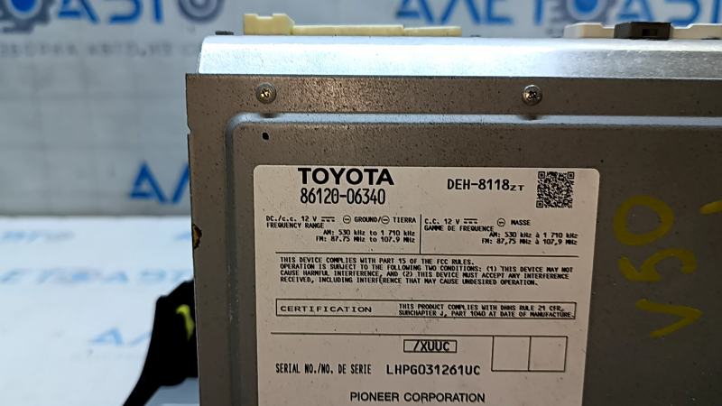 Головное устройство Toyota Camry v50 12-14 L царапины