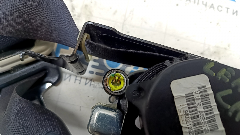 Водительский ремень безопасности Nissan Leaf 13-17 черный