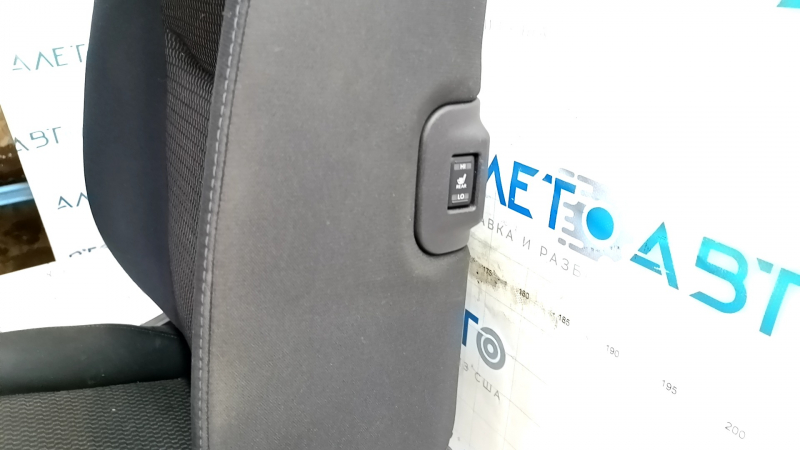 Пассажирское сидение Nissan Leaf 13-15 без airbag, подогрев, ткань черное, механическое