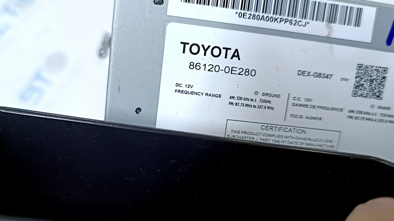 Головное устройство с управлением климата Lexus RX350 RX450h 10-15