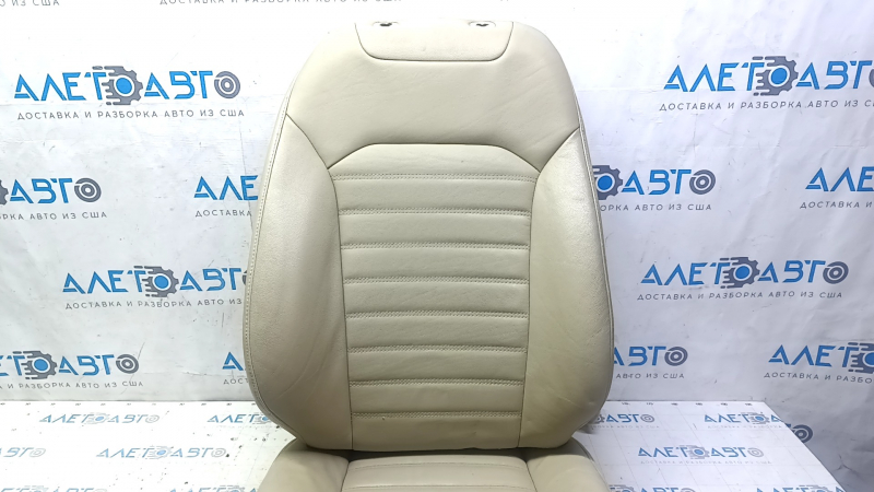 Сидение Ford Fusion mk5 2013-2016 с обшивкой бежевого цвета