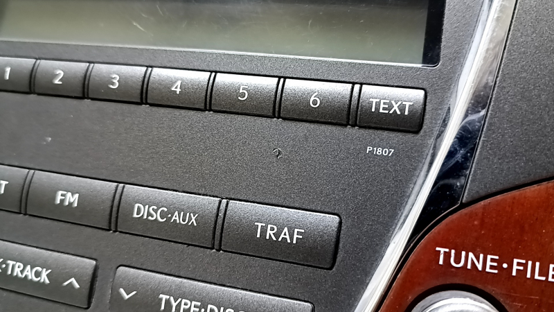 Головное устройство Lexus ES350 08-11 царапины