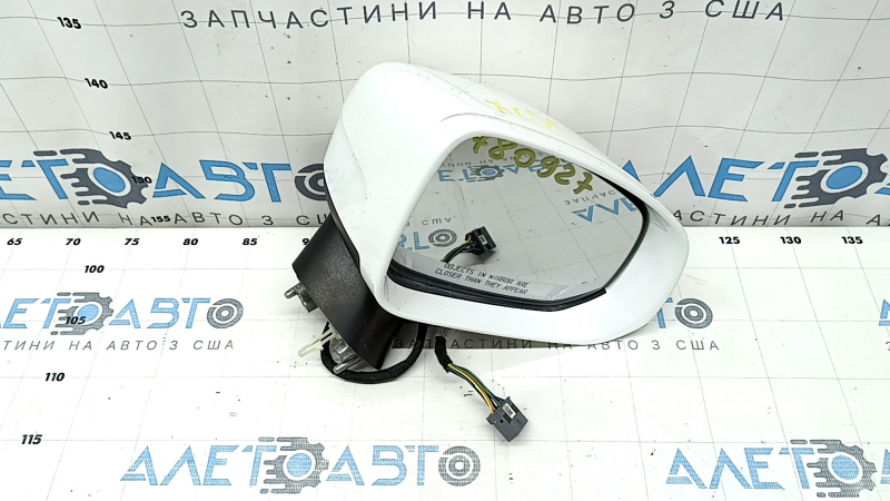 Зеркало боковое правое в сборе Volvo XC90 16-24 11 пинов, поворотник, белое