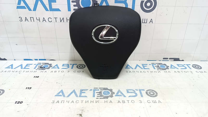 Подушка безопасности руля Lexus RX 2010-2012, вид спереди без повреждений.
