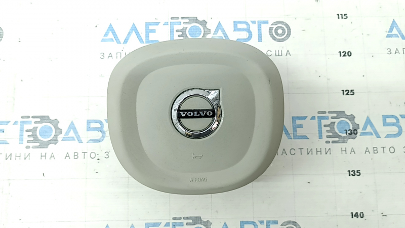 Подушка безопасности airbag в руль водительская Volvo XC90 16-25 серая, царапины, полез хром